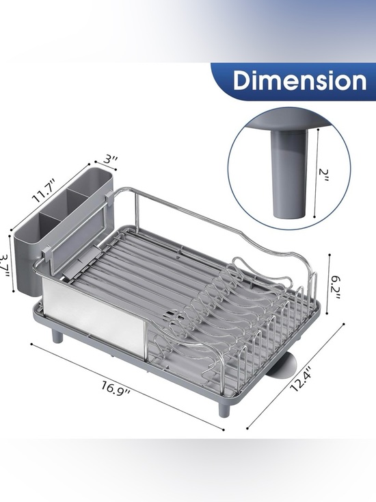 Stainless Steel Dish Drying Rack - Picture 2 of 9